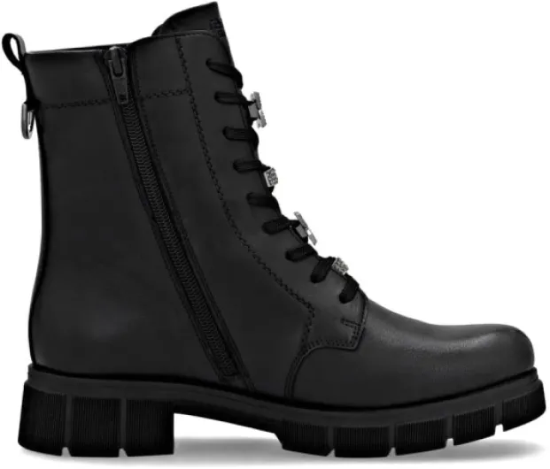D2s73-24 Bottes à lacetsFemme 43 EU Noir 00