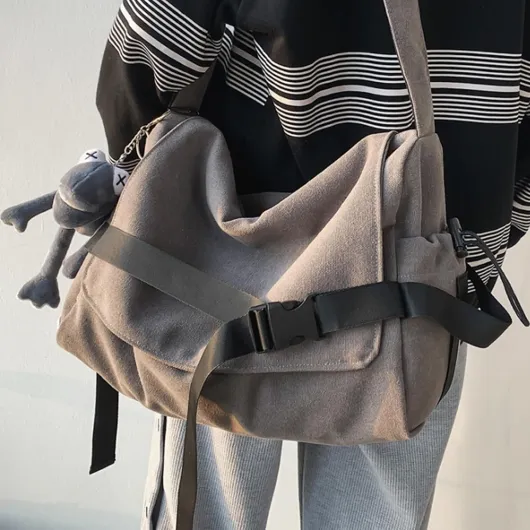 JSTHHTT Messager Sac Bandoulière Homme en Toile Vintage pour Travail Voyage Sport Ecole Besace Loisir, Besace Homme Bandouliere, Sac à Bandoulière en Toile pour Hommes, Sac Besace Femme Bandouliere