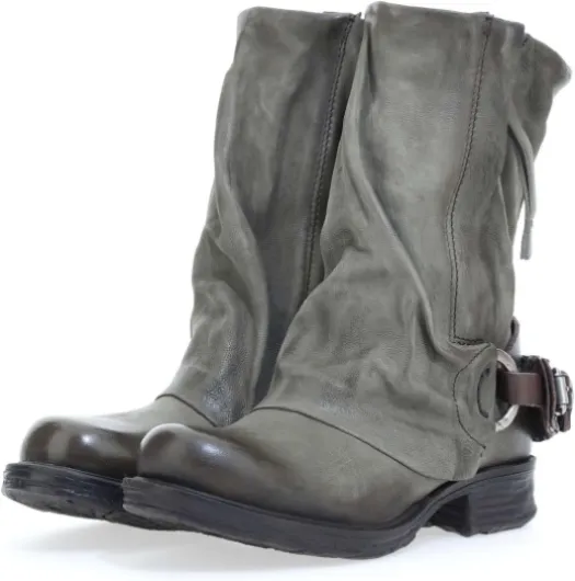A.S.98 SMITH Bottine en Cuir Femme 39 EU Jungle