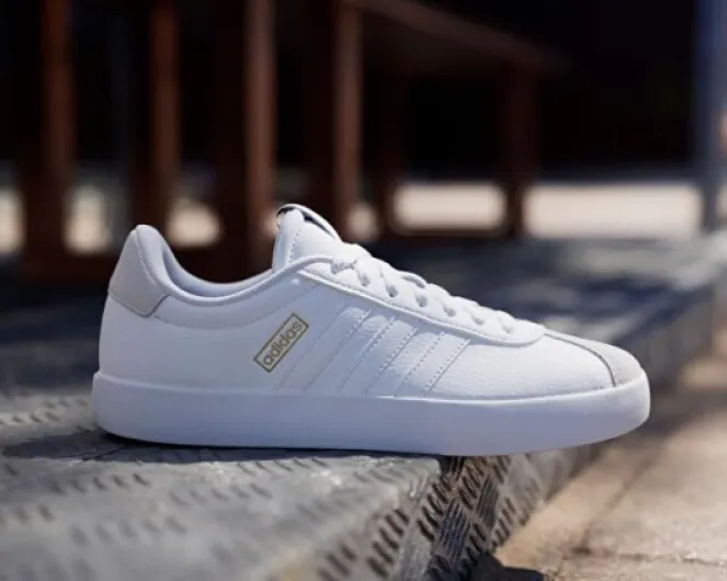 Adidas Femme VL COURT 3.0 Shoes, Cloud White / Cloud White / Grey One, 39 1/3 EU